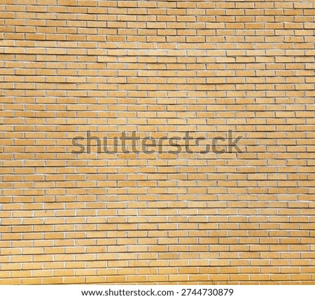 Yellow Brick Wall Texture Background