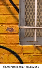 Yellow Brick with Window