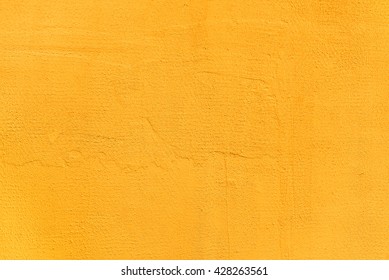 Yellow Bright Wall Texture. Color Abstract Background.