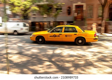 Yellow cab streets of New York