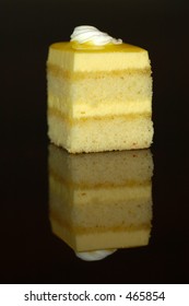 yellow cake slice