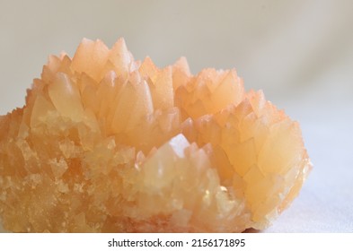 Yellow Calcite Stone , Dog Tooth Calcite.