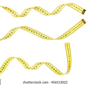 Yellow centimeter tape - Shutterstock ID 456513022