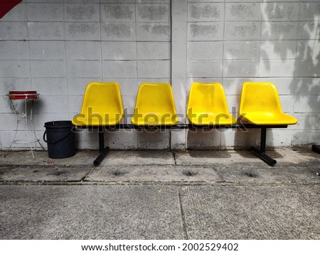 Image, Stock Photo corner bench Bench