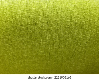 Yellow Cloth Texture With Micropores. Macro.