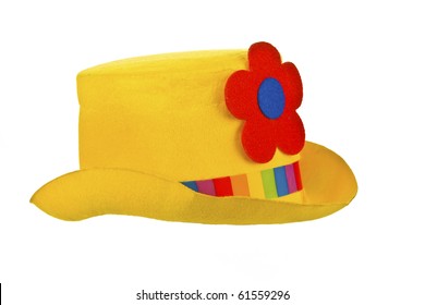 Yellow Clown Hat