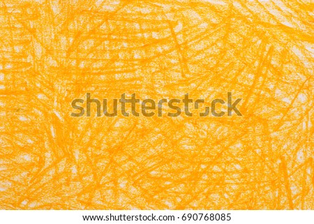 yellow color crayon doodles background texture