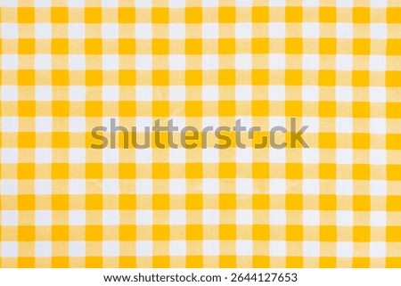 Yellow color gingham check pattern that can be used for background