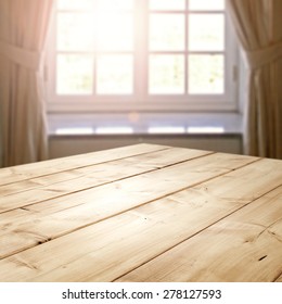 yellow color place and window with sun light  - Shutterstock ID 278127593
