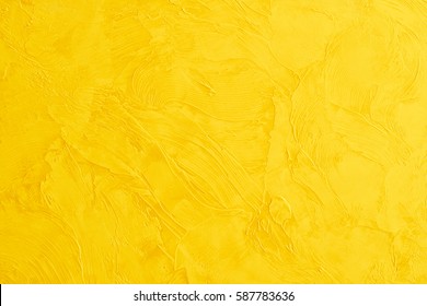 yellow colored Wall Texture Background, marble by the Venetian plaster  - Shutterstock ID 587783636
