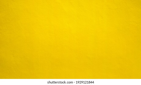 Yellow Concrete Wall Texture Background.