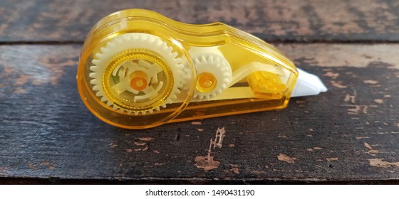 yellow correction tape