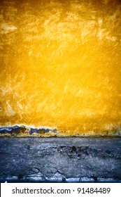 It Is Yellow - A Dark Blue Background In Style Grunge.