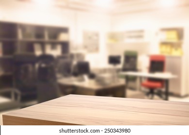 Yellow Desk And Office 