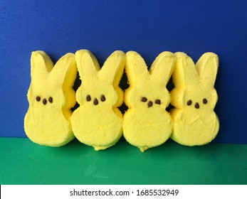 Yellow Easter Marshmallow Peeps Candy