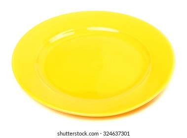 Empty Plastic Round Plate Isolated On - 1221573430 的类似图片、库存照片和矢量图 | Shutterstock