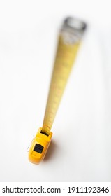 Yellow Extended Tape Measure, Upright Swooping Plane 