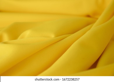 yellow fabric texture for background - Shutterstock ID 1672238257