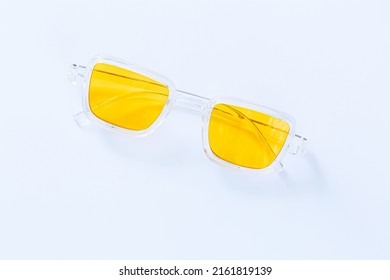 sunglasses modern white isolated