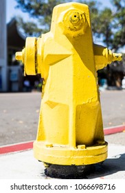 yellow fire hydrant  