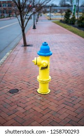Yellow fire hydrant