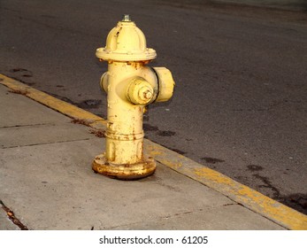 Yellow Fire Hydrant
