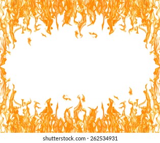 Similar Images, Stock Photos & Vectors of Fire Flame Card - 441244660