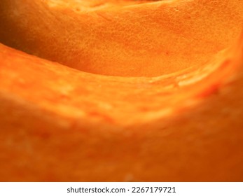 Yellow flesh of a raw pumpkin close up - Powered by Shutterstock