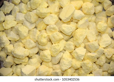 Yellow Grains Of Sulfur