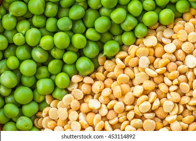 Yellow And Green Peas
