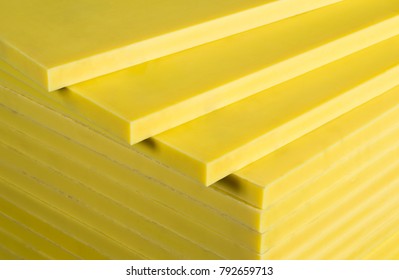 Yellow Industrial Plastic Sheet