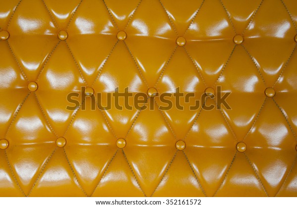 Yellow Leather Sofa Texture Stock Photo Edit Now 352161572