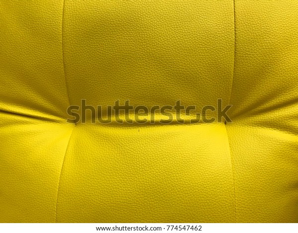 Yellow Leather Sofa Texture Background Backgrounds Textures Stock Image 774547462