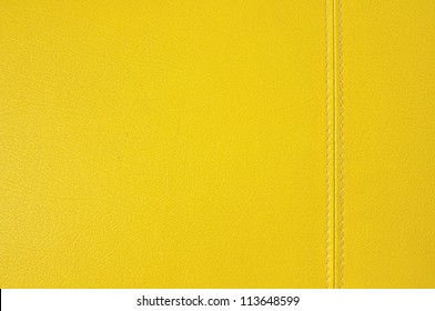 Yellow Leather Texture