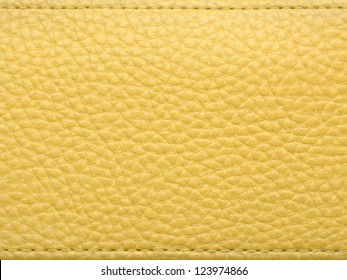 Yellow Leather Texture