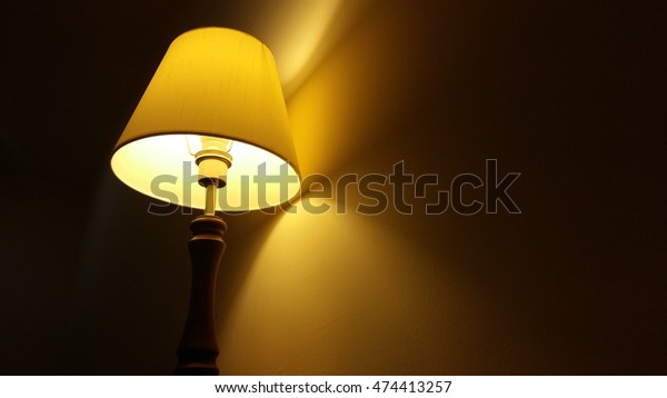 Yellow Light Bulb Bedroom Stock Photo Edit Now 474413257