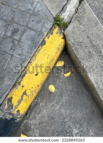 Similar – Image, Stock Photo Yellow box Asphalt Hard