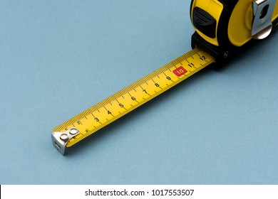 Yellow Measuring Tape - Shutterstock ID 1017553507
