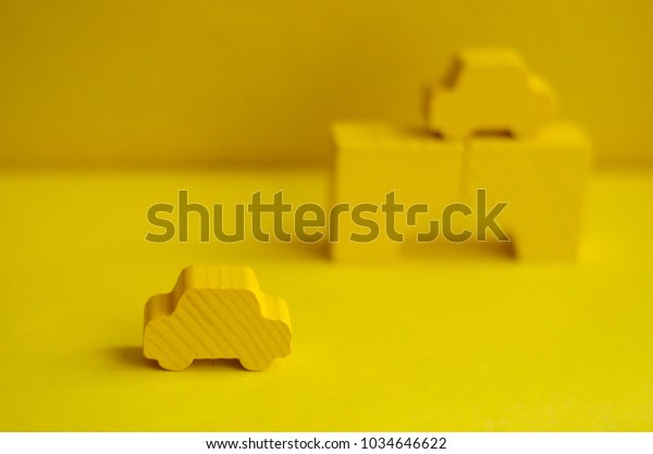 Yellow minimalism on\
yellow background