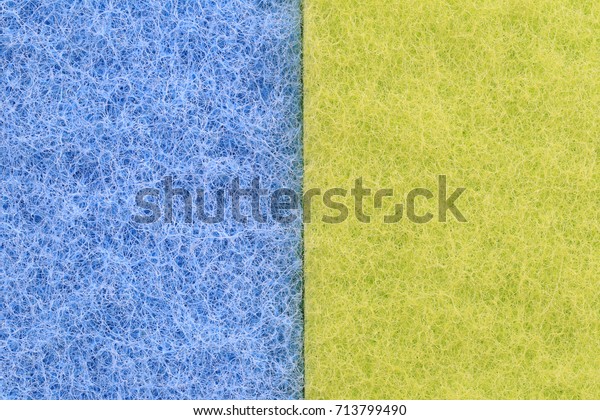 Yellow mix Blue Plastic fibers Texture background\
for design in your work.
