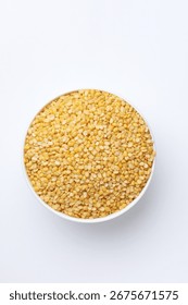 Yellow Moong Dal also known as split and skinned mung beans or yellow lentils