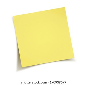 Yellow notepad - Shutterstock ID 170939699