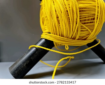 Yellow Nylon String Rope for Construction Site Masonry and Building Layout Work