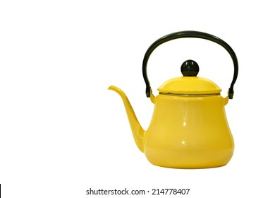 Yellow Old Tea Kettle