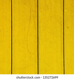 Yellow Painted Wood