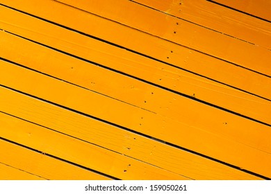 Yellow Painted Wood