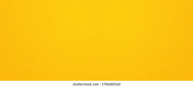 Yellow Paper Texture Background. Clean Blank Wallpaper Banner