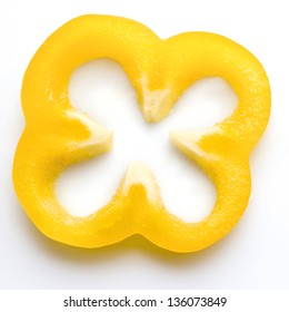 Yellow Paprika Pepper Slice