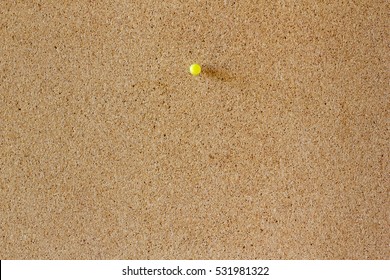 The Yellow Pinboard And Blank Corkboard Texture For Background