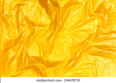 Yellow Plastic Bag Texture